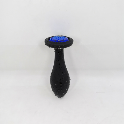Drop Shipping ซิลิโคน Anal Sex ของเล่น Water Drop Design สีดำ Anal Massager Butt Plug Anal Plug Set