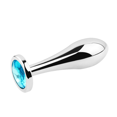 สีดําฮ็อตเมทัล Anal Plug สําหรับผู้หญิง Butt และสมอง ของเล่นเพศ