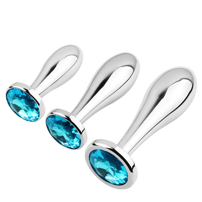 สีดําฮ็อตเมทัล Anal Plug สําหรับผู้หญิง Butt และสมอง ของเล่นเพศ