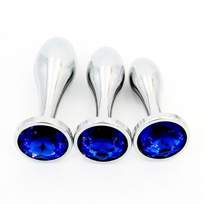 สีดําฮ็อตเมทัล Anal Plug สําหรับผู้หญิง Butt และสมอง ของเล่นเพศ