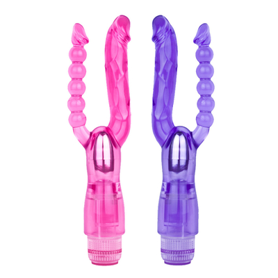 สัตว์เล่นเซ็กส์ หญิง Vibrator G-spot Massager Double Vibrator สําหรับผู้หญิง