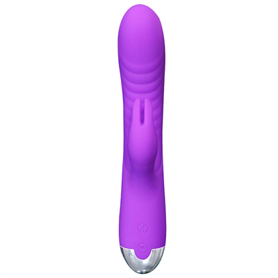 เครื่องนวดกระเพาะเพศ G-Spot USB สามารถชาร์จได้ เครื่องนวดกระเพาะเพศกระต่าย Vibrators สําหรับผู้หญิง