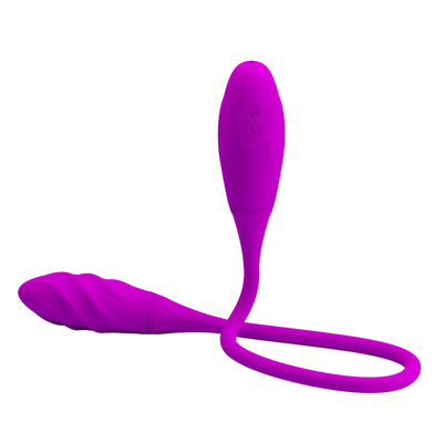 เครื่องสั่นอารมณ์แบบ Anal Double Vibrators 6 เครื่องสั่นอารมณ์ G-spot หลายสปีด เครื่องสั่นอารมณ์ไข่ เครื่องสั่นอารมณ์คลิทอรัลแบบชาร์จใหม่ สําหรับคู่รัก