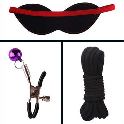 8pc/set ชุดขัดขวางการเป็นทาส BDSM ที่นิยมสําหรับคู่ที่มีความสุข