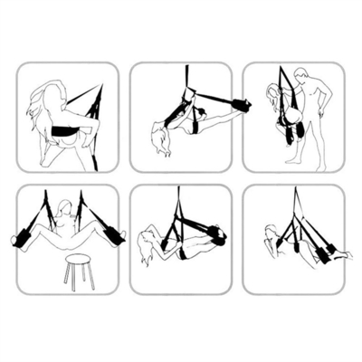 SM อุปกรณ์เสริม บีดีเอสเอ็ม Bondage Door Swing Sex Toy สําหรับคู่รัก