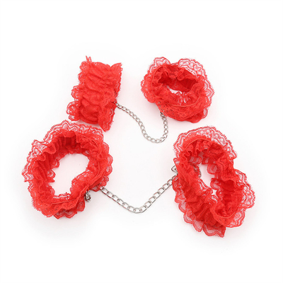 6 ชิ้น ผ้าพันคอ หน้ากากตา แขนข้อมือ ชาย หญิง ทาส เตียงเกมส์ Bondage Kit