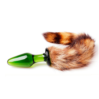 ของเล่นเซ็กส์ ของแท้ หนัง Fox หางขน กล๊าส ปล็อกมุมสําหรับผู้หญิง Cosplay