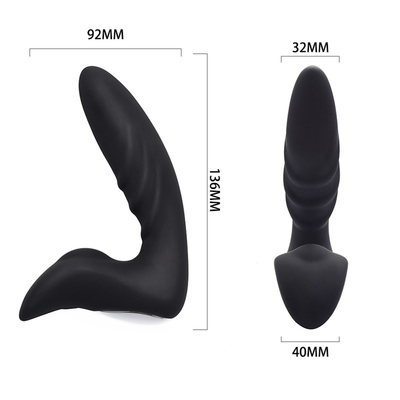 เครื่องนวดต่อมลูกต่อมลูกต่อมลูกแบบรีโมท คอนโทรล USB ชาร์จอเนลไวบราเตอร์ ของเล่นต่อมลูกสําหรับผู้ชาย