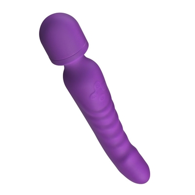 เครื่องทําความร้อน AV Wand Vibrator Massager กันน้ํา Soft Dildo Vibrator ของเล่นเพศสําหรับผู้หญิง