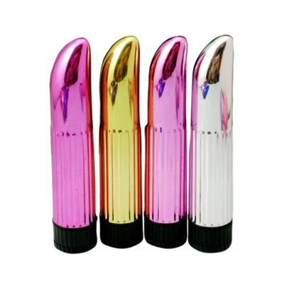 เครื่องสั่นสะเทือน G-spot สีเงินสําหรับผู้หญิง