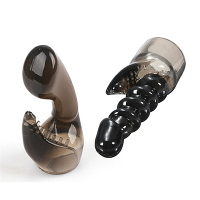 TPE G Spot Vibrators เครื่องนวด AV Wand Head Covers อะሴสอรี่ ของเล่นเพศสําหรับผู้หญิง