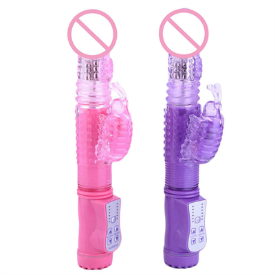 เครื่องสั่นกระต่ายหมุนได้ หัวกระแทก ดิลโด หลุมเพศ pussy sex toys เครื่องสั่นกระต่าย