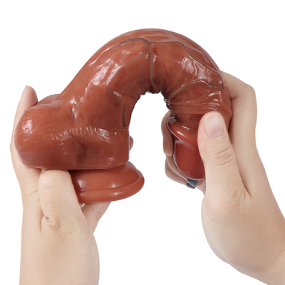 ถ้วยดูดที่แข็งแกร่ง สัตย์จริง Dildo ชายเพศเทียม ของเล่นเพศสําหรับผู้หญิง