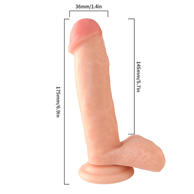 2023 อเมริกัน ขายร้อน PVC ใหญ่จริง Dildo ด้วยแรง Sucker คอแท้และยกไขว้