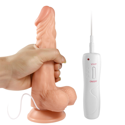 2 ขนาด ถอนการควบคุม Vibrating Dildo สําหรับผู้หญิง ยางเพศสัมพันธ์เพศสัมพันธ์เพศสัมพันธ์ Dildo เพศของเล่นหญิง