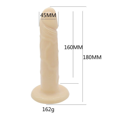ขายปลีก TPE เยลลี่ Dildos นุ่มสําหรับผู้หญิง ใหญ่จริงจริงจริง Dildo ไม่มีไข่