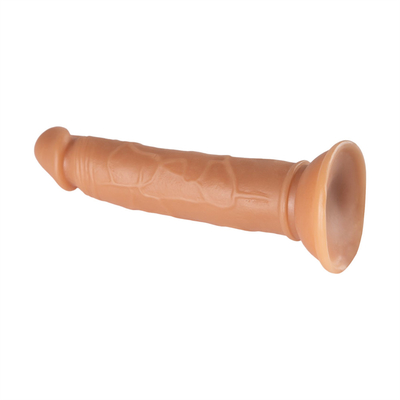 ราคาฟรี ตัวอย่างสินค้า Strap บนเพศชายซิลิโคนจริงปลอม ขนาดใหญ่ Soft พลาสติก Dildo สําหรับผู้หญิง ของเล่นเพศผู้ใหญ่