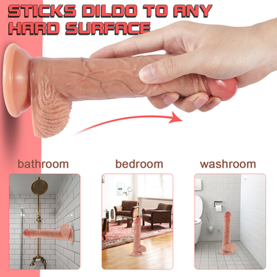Dildo Vibrator ของเล่นเพศสําหรับผู้หญิง ขนาดใหญ่จริง Dong จริงจริง Dildo สําหรับผู้หญิง