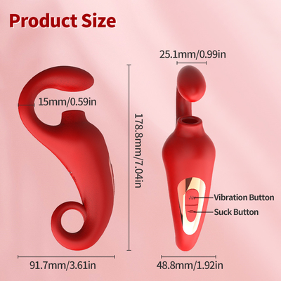 Xese Adult Toy G Spot Clitoral Sucking Vibrator ผู้หญิงที่ใช้เครื่องกระตุ้นกระเพาะเพาะเพาะ