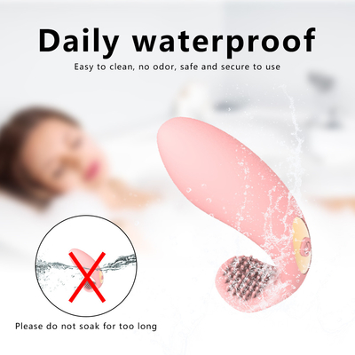 10 ความเร็ว USB ชาร์จรีโมทคอนโทรล ดีลโดสวมใส่เพศสัมพันธ์ กางเกงใน Vibrator สําหรับผู้หญิง