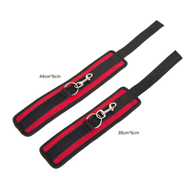 ของเล่นไนลอน BDSM Bundle Bondage Set Harness Ankle Handcuffs ของเล่น SM ของเล่นสําหรับคู่
