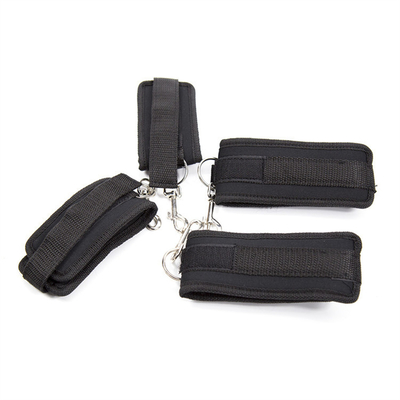 ของเล่นไนลอน BDSM Bundle Bondage Set Harness Ankle Handcuffs ของเล่น SM ของเล่นสําหรับคู่