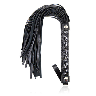 Flogger Bondage Rivet ผิวหนังม้า Whip เฟติชเอโรติก การขัดขวาง การตีราชินี