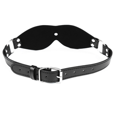 บีดีเอสเอ็ม หน้ากากตา บอนเดจ PUหนัง SM เกมส์เล่น เซ็กซี่ Blindfold สําหรับผู้ชาย
