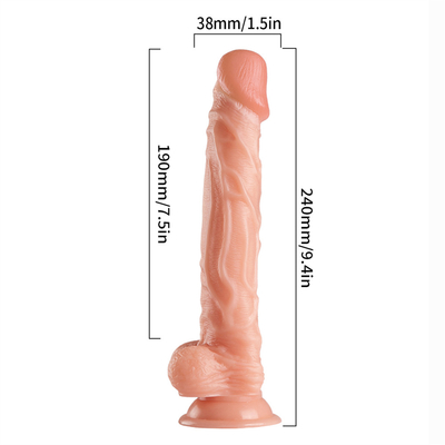 สินค้าเพศที่สั่นแรงและหมุนแรง Pene Di Gomma