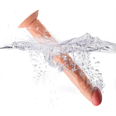 เพศชายถ้วยดูดขนาดใหญ่ Dildo ผิวจริงรู้สึก PVC Big Dildo สำหรับผู้หญิง