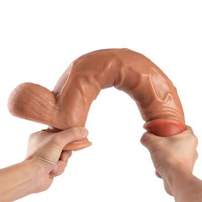 ใหม่ Super ยาว 10 นิ้ว คุณภาพสูง สารเหลว ซิลิโคน Dildo ยางเทียม เพศยาง ยางของเล่นเพศสําหรับผู้หญิง