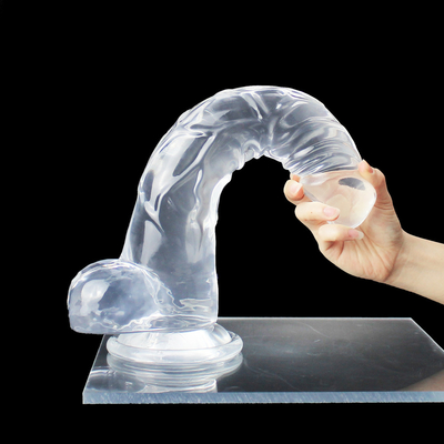 ของเล่นเพศหญิง TPE นุ่ม 10 นิ้ว ความจริง ใหญ่ Dildo สินค้าเพศสําหรับผู้หญิง masturbating