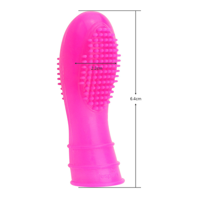 ขายปลีก Medical Silicone Finger Sleeve Ring With Bump Penis Ring ของเล่นเพศ