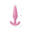 Waterproof Anal Sex Toys Prostate Massager ซิลิโคน TPE วัสดุ Pink / Purple