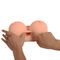 ซิลิโคนเต้านมใหญ่ 3D ตุ๊กตาเพศสัมพันธ์ช่องคลอดทางทวารหนักคู่ช่องหนุ่มสำหรับผู้ชาย