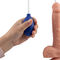 เครื่องสั่นแบบชาร์จ USB Squirting Dildo หญิง Masturbator Sex Toy