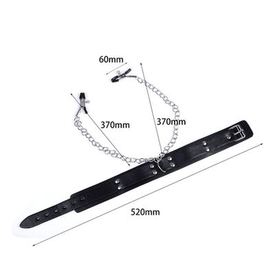 BK-10 Professional Restraint Sex Toys เข็มขัดพรหมจรรย์ผู้ใหญ่ Bondage หนัง PU วัสดุ