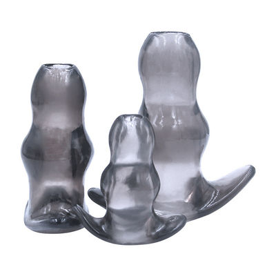 Perfect Fit Double Tunnel Plug, TPE / ซิลิโคนปลั๊กก้นกลวงสำหรับการฝึกก้น