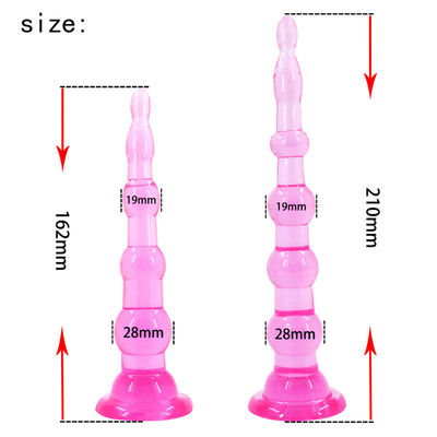 6 เม็ดและ 7 เม็ดเสียบก้นก้น, Prostage Massager Dildo Anal Trainer Toy