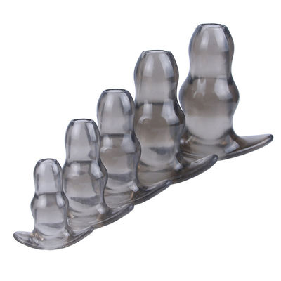 Perfect Fit Double Tunnel Plug, TPE / ซิลิโคนปลั๊กก้นกลวงสำหรับการฝึกก้น