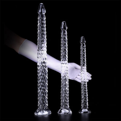 Super Long Anal Butt Plug Dildo, ปลั๊กก้นงูพร้อมถ้วยดูด