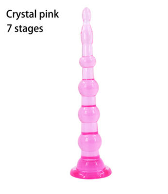 6 เม็ดและ 7 เม็ดเสียบก้นก้น, Prostage Massager Dildo Anal Trainer Toy