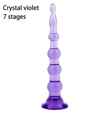 6 เม็ดและ 7 เม็ดเสียบก้นก้น, Prostage Massager Dildo Anal Trainer Toy