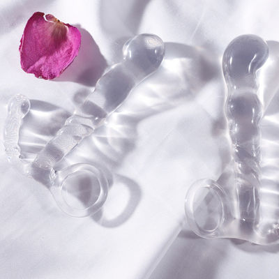 Soft Waterproof 3pcs Bead Butt Plug, Anal Dildo Plug Hollow Prostate Massager